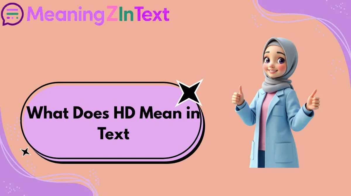 What Does HD Mean in Text