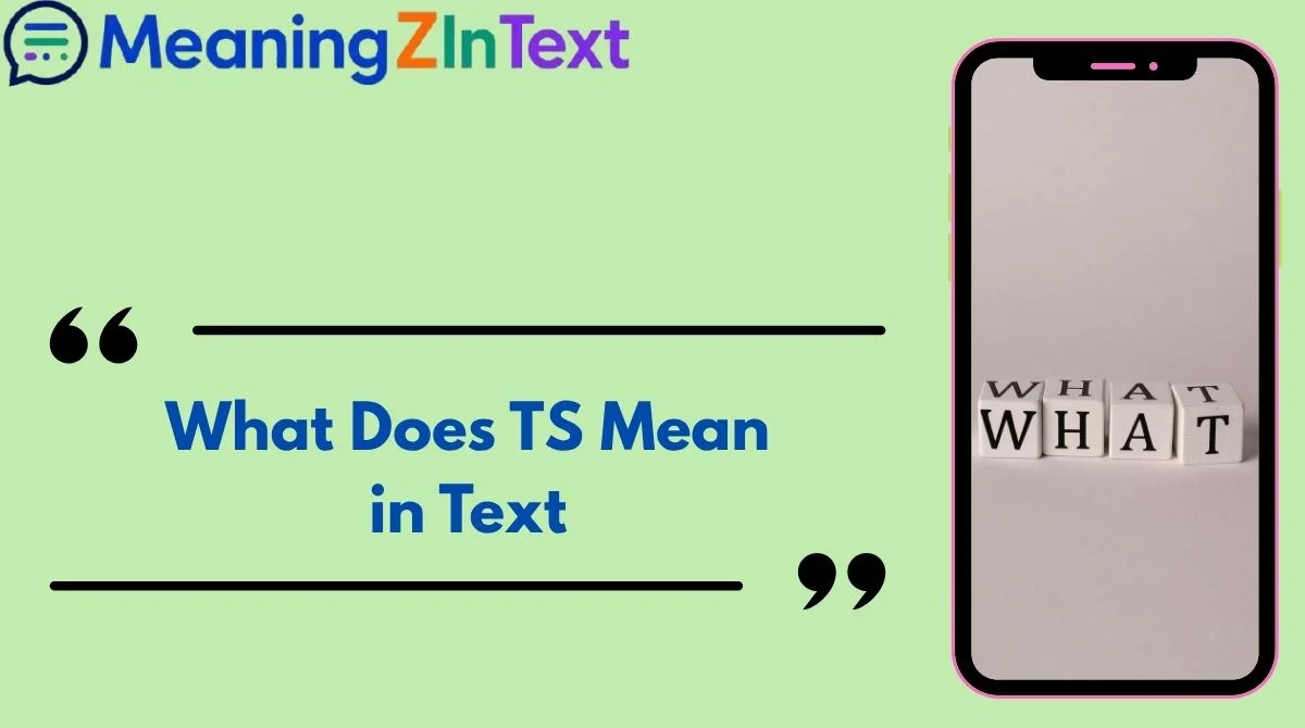 What Does TS Mean in Text